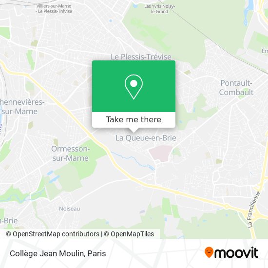 Mapa Collège Jean Moulin