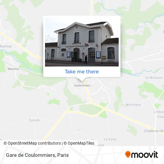 Gare de Coulommiers map