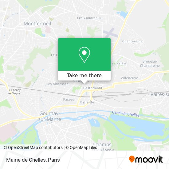 Mairie de Chelles map