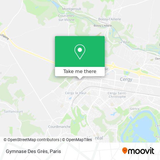 Gymnase Des Grès map