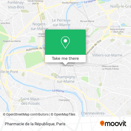 Pharmacie de la République map