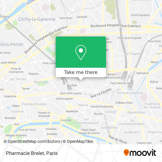 Pharmacie Brelet map