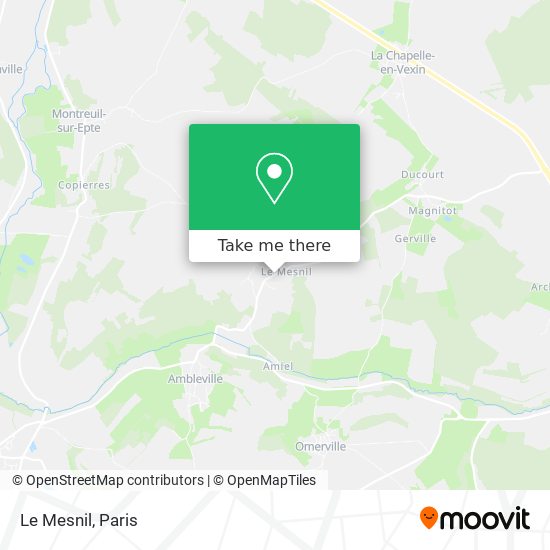 Mapa Le Mesnil
