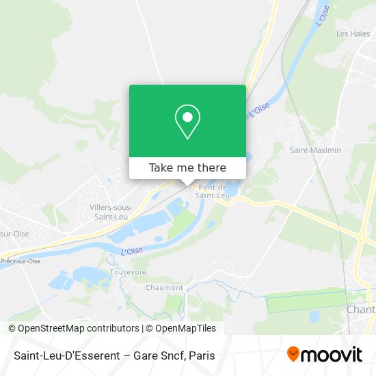 Saint-Leu-D'Esserent – Gare Sncf map