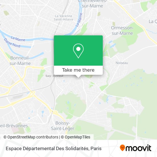 Mapa Espace Départemental Des Solidarités