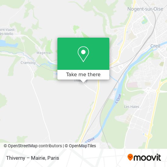 Thiverny – Mairie map