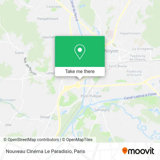 Nouveau Cinéma Le Paradisio map