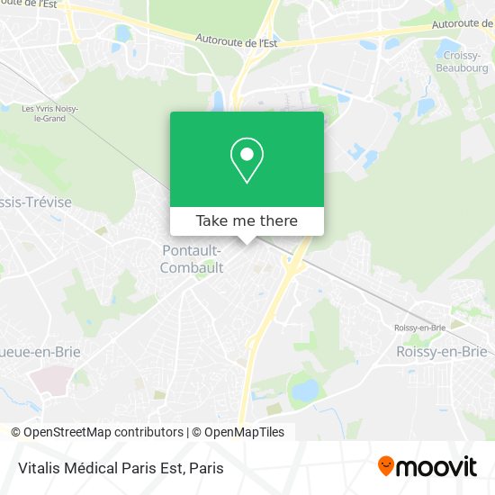 Mapa Vitalis Médical Paris Est