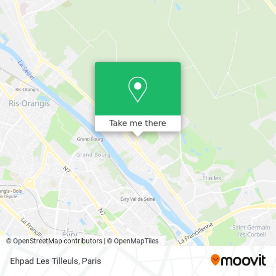 Mapa Ehpad Les Tilleuls