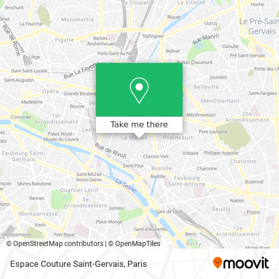 Espace Couture Saint-Gervais map