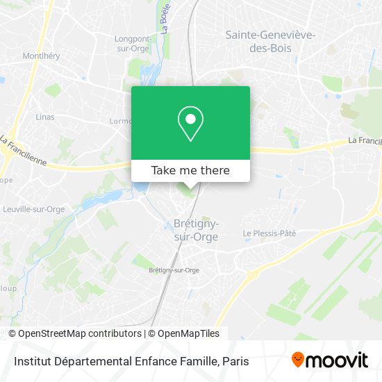 Institut Départemental Enfance Famille map