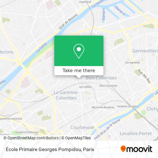 Mapa École Primaire Georges Pompidou