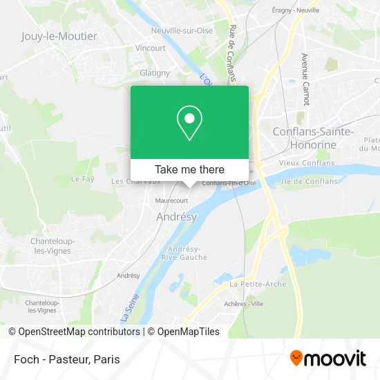 Foch - Pasteur map
