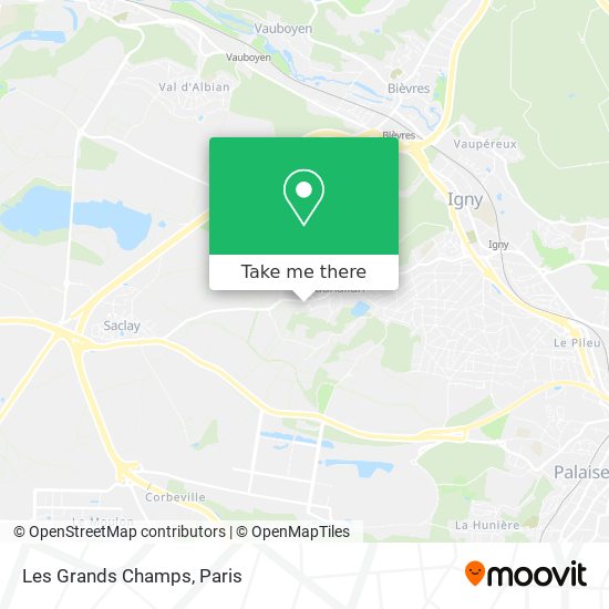 Les Grands Champs map