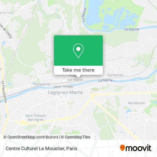 Centre Culturel Le Moustier map