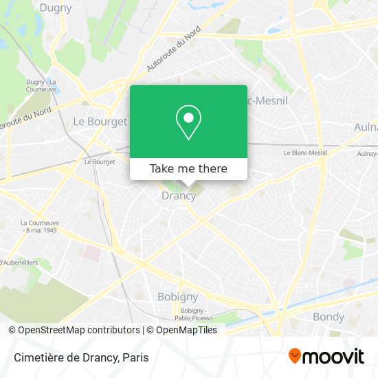 Cimetière de Drancy map