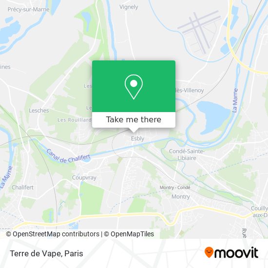 Terre de Vape map