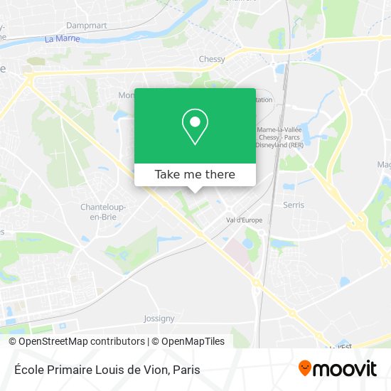Mapa École Primaire Louis de Vion
