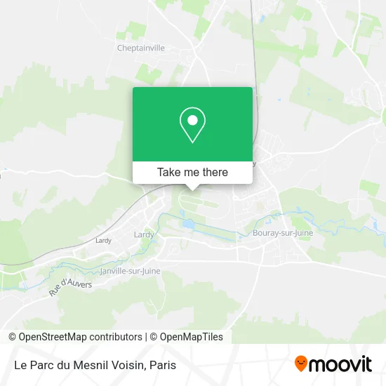 Le Parc du Mesnil Voisin map