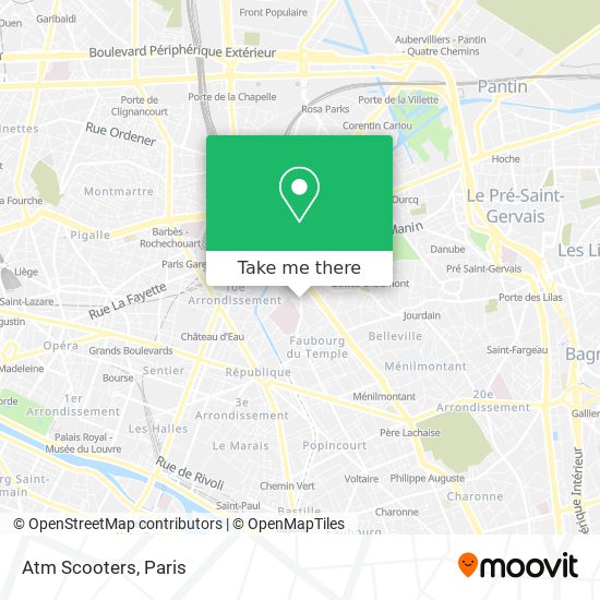 Atm Scooters map