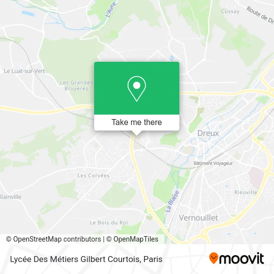 Lycée Des Métiers Gilbert Courtois map