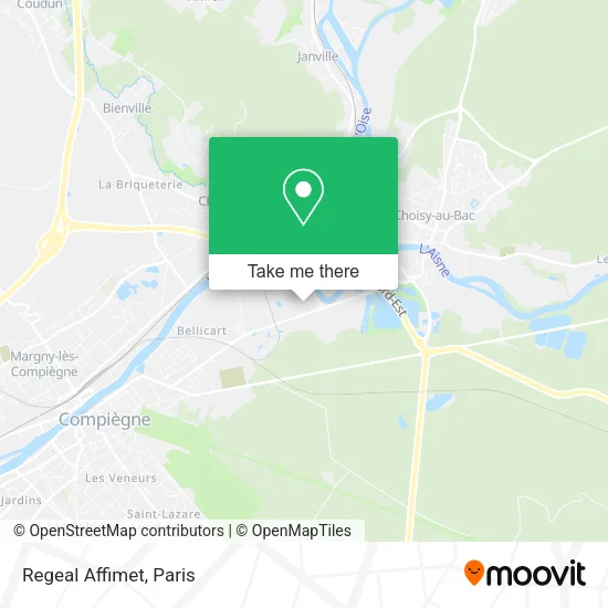 Regeal Affimet map