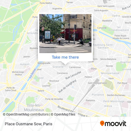 Place Ousmane Sow map