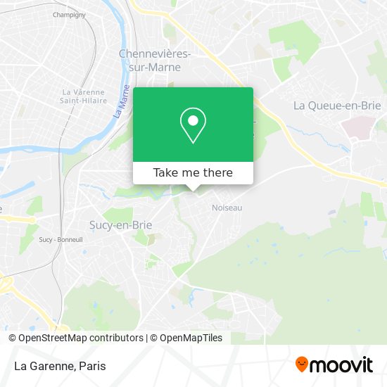 La Garenne map