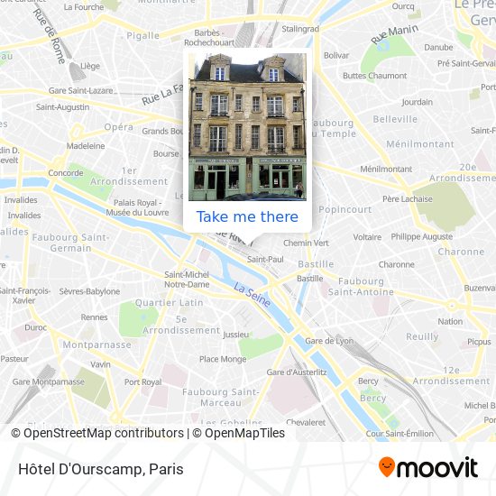 Hôtel D'Ourscamp map