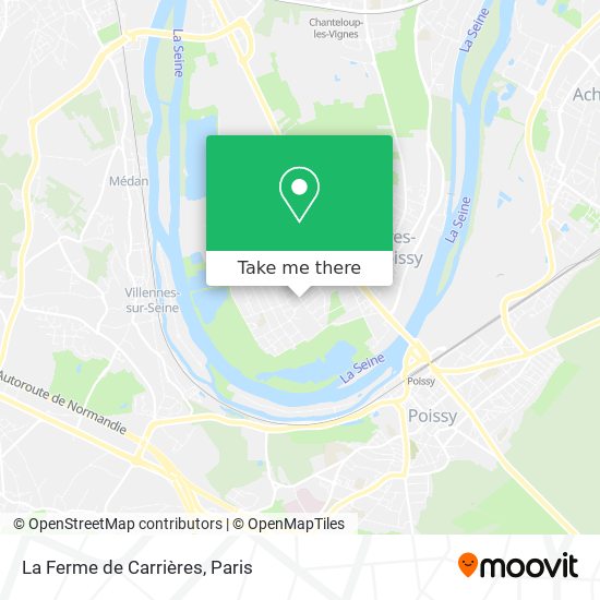 La Ferme de Carrières map