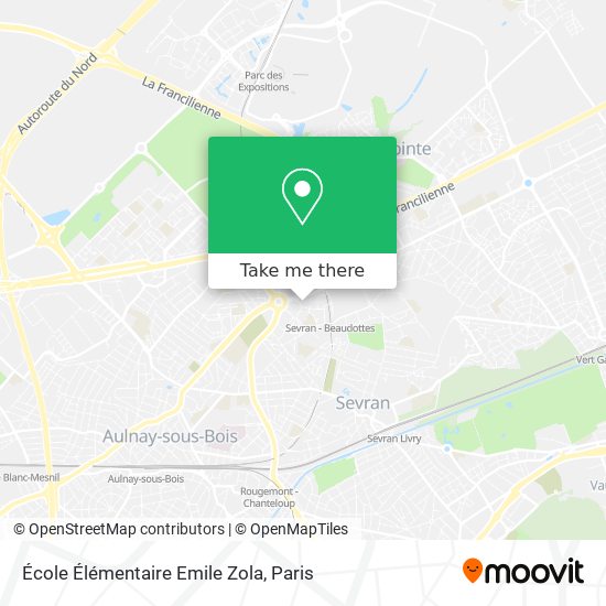 Mapa École Élémentaire Emile Zola