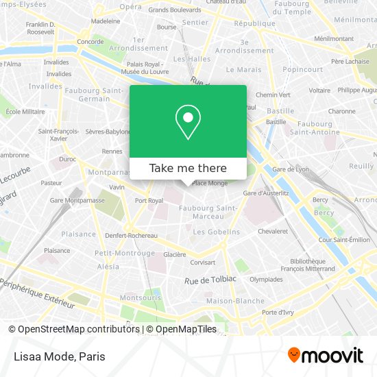 Lisaa Mode map