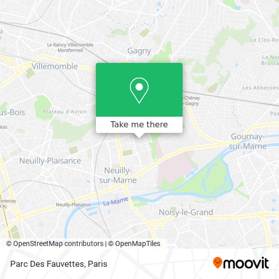 Parc Des Fauvettes map