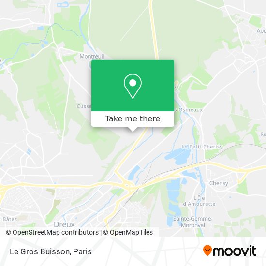 Le Gros Buisson map
