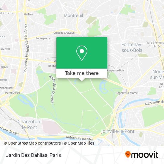 Jardin Des Dahlias map