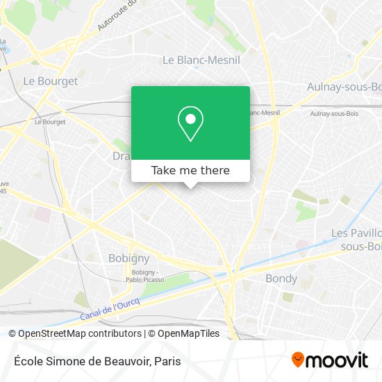École Simone de Beauvoir map