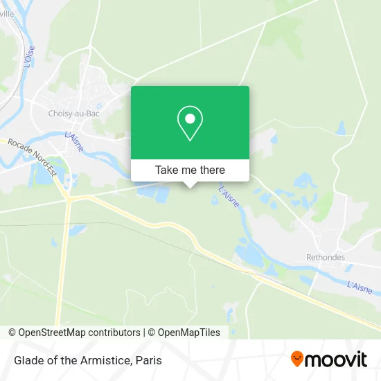 Glade of the Armistice map
