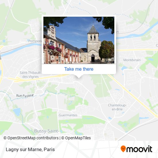 Lagny sur Marne map