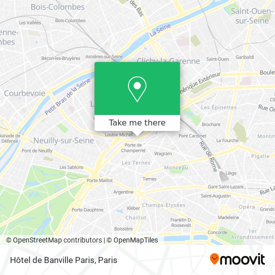 Hôtel de Banville Paris map