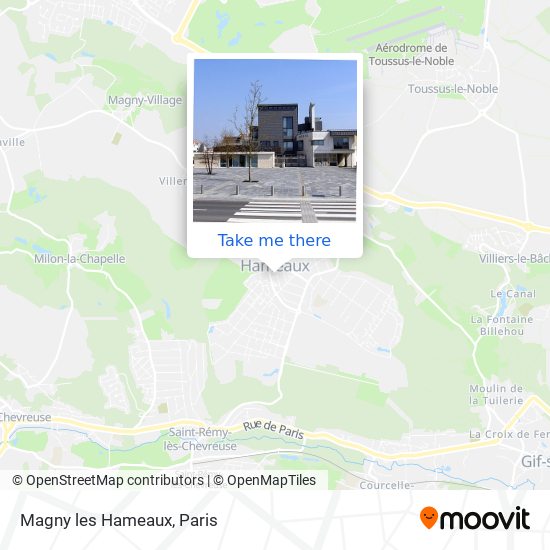 Magny les Hameaux map