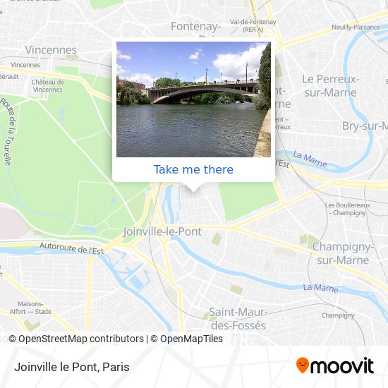 Joinville le Pont map
