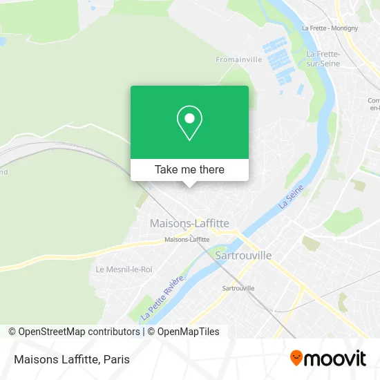 Maisons Laffitte map