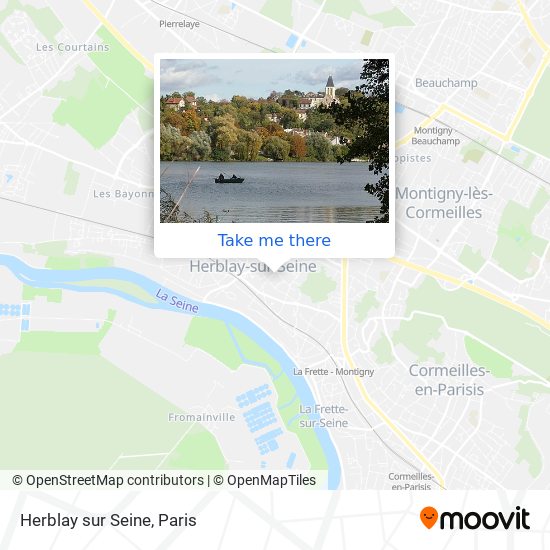 Mapa Herblay sur Seine