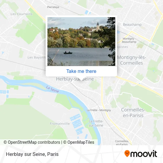 Herblay sur Seine map