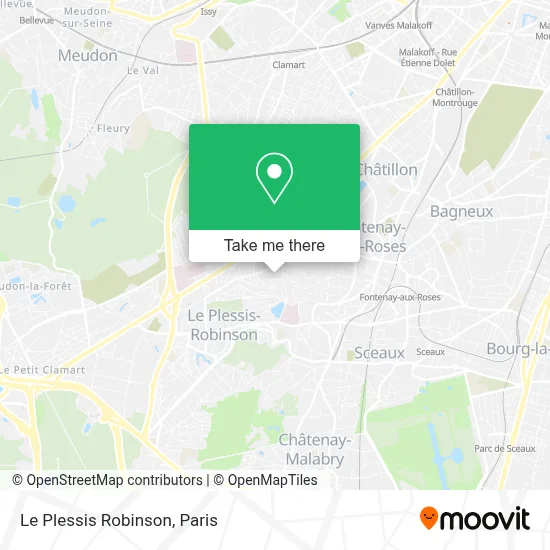 Le Plessis Robinson map