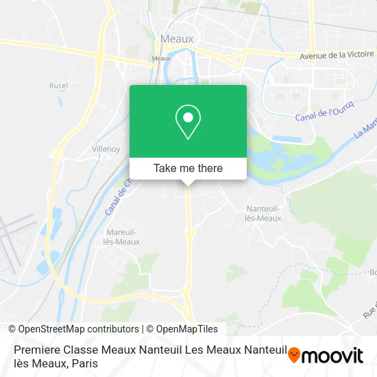 Premiere Classe Meaux Nanteuil Les Meaux Nanteuil lès Meaux map