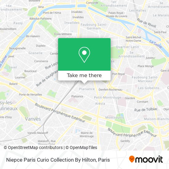 Mapa Niepce Paris Curio Collection By Hilton