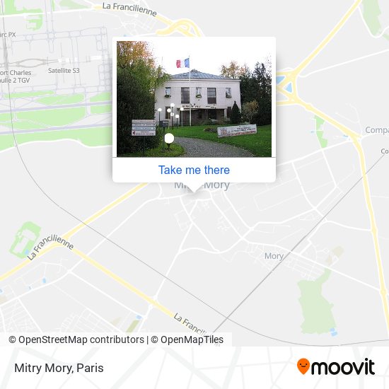 Mitry Mory map