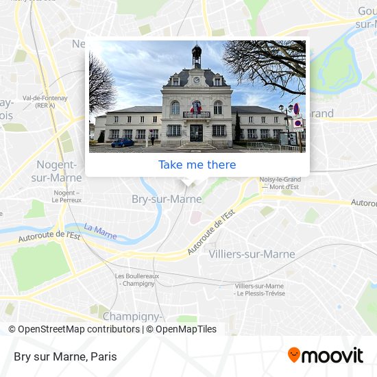 Bry sur Marne map