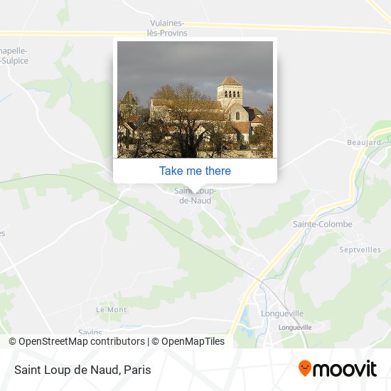 Saint Loup de Naud map